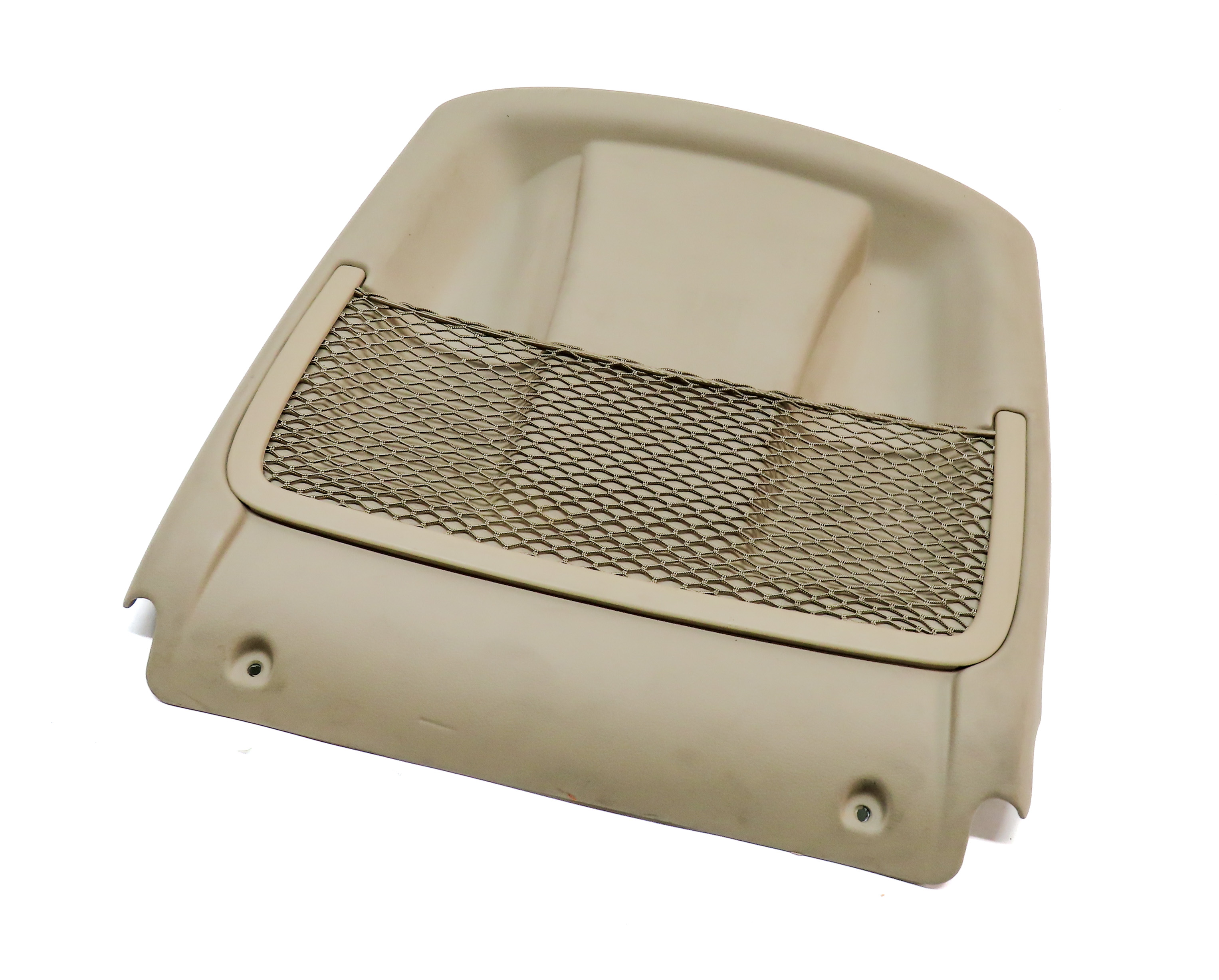 2013 MERCEDES ML350 (W166) FRONT LEFT DRIVER SEAT BACK TRIM PANEL COVER (BEIGE) — exact item pictured
